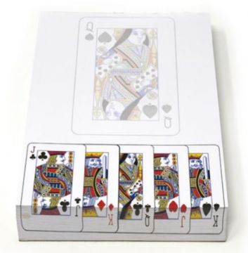 Royal Suits Note Pad with playing Card Motif